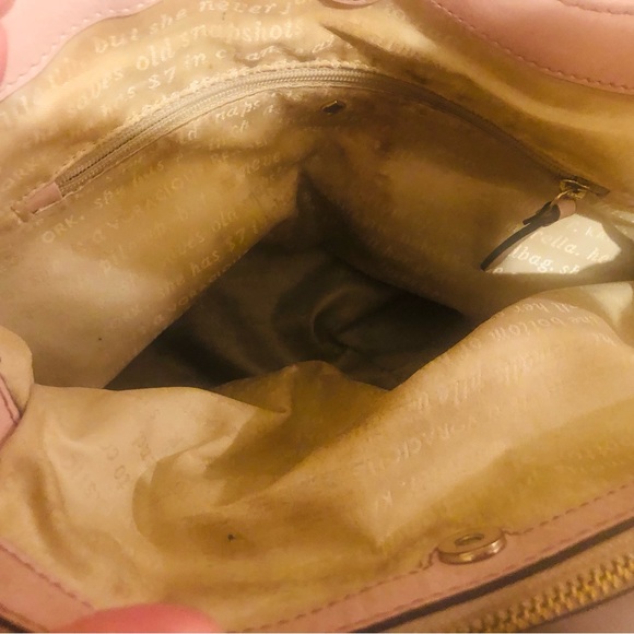 Kate Spade pink Hamilton Heights Sloan handbag satchel shoulder or crossbody bag - Picture 8 of 16